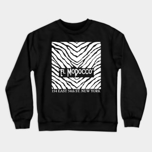 Vintage El Morocco Defunct Nightclub NYC Prohibition Era Speakeasy Crewneck Sweatshirt